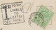 GB 1911 EVII ½d Harrison Printing On VF Embossed (cat = Felt) Postcard Rare Thimble 19mm „HONITON CLYST“ (Clyst Honiton) - Brieven En Documenten