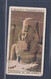 Wonders Of The Past 1926 - 1 Colossus At Abu Simbel -  Wills Cigarette Card - Original  - - Wills