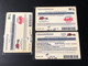 USA UNITED STATES America Prepaid Telecard Phonecard, Hoosier 500 / NAPA 500 Atlanta 1995 Coca Cola, Set Of 3 Mint Cards - Otros & Sin Clasificación