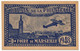 Vignette "Foire Internationale De Marseille" 1948 Sur CP Commémorative Affr. 6F Leclerc, Oblit Temporaire Idem - Autres & Non Classés