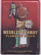 MEUBLES  CRAMAY  FLAMBANT NEUFS Fournisseur Officiel Des Sapeurs Pompiers De L'Elysée  Carte Plaque Métal 15 X 21 - Placas En Aluminio (desde 1961)