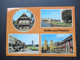 DDR 1988 Mehrbild AK Grüße Aus Potsdam Nach Essen Gesendet Mit Ganzsachenausschnitt Frankiert Als MiF - Covers & Documents