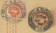 GB „GLASGOW / 19“ SCOTTISH DOUBLE CIRCLES (DOUBLE ARC TYPES 27mm) On Superb QV ½ D Postal Stationery Wrapper Uprated - Briefe U. Dokumente
