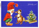 (4 C 43) Denmark  - Christmas Card (2) 1970's (posted) - Otros & Sin Clasificación