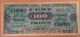 France - Billet 100 Francs 1944 Revers "FRANCE" Sans Série - 1945 Verso France