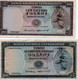 Timor 20 50 100 And 500 Escudos 1963-1967 Series 4 Pieces SET  500 Escudos -VF, Others  UNC  Foxing - Timor