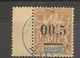 Madagascar - Dépendance_ Timbre Avec Intercalaire (1902) N°52 D - Oblitérés
