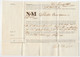 Bill Of Loading 1849 For Opium - Smyrna - Malta - Gibraltar - Southampton - Including  Ledger / Account - 1837-1914 Smyrne