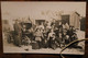 Carte Photo 1910's CPA Ak Groupe Enfants Vacances Plage Colonie Attelage Animée - Gruppen Von Kindern Und Familien