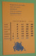 Buvard 769 CALENDRIER - Laboratoire Servier - VITATHION-Etat D'usage:voir Photos-13.5x21cm Fermé Environ- SEPTEMBRE 1961 - Produits Pharmaceutiques