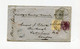 !!! INDE ANGLAISE, LETTRE DE SHAJEHANPORE DE 1865 POUR LONDRES, AFFRANCH TRICOLORE. ARCHIVE CLARKE - 1858-79 Kronenkolonie