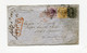 !!! INDE ANGLAISE, LETTRE DE 1864 POUR LONDRES, AFFRANCH TRICOLORE. ARCHIVE CLARKE - 1858-79 Kronenkolonie