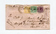 !!! INDE ANGLAISE, LETTRE DE SHAJEHANPORE DE 1865 POUR LONDRES, AFFRANCH TRICOLORE. ARCHIVE CLARKE - 1858-79 Kolonie Van De Kroon