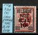 COB 334 (*), Neuf Sans Gomme, VAL COB 2,10 EUR (60% De La Cote *) - Typos 1929-37 (Heraldischer Löwe)