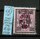 COB 333 (*), Neuf Sans Gomme, VAL COB 8,50 EUR (60% De La Cote *) - Sobreimpresos 1929-37 (Leon Heraldico)
