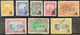 J182 – Colombie Colombia (°) Obl, Poste Aérienne YT 207 à 214, Surchargé A, Série Complète, 1951-52, Côte 47.5€ - Colombie