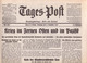 AUSTRIA - TAGES POST - LINZ - Komplette Zeitung - 1941 - General Issues