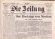 ENGLAND -  DIE  ZEITUNG  - KRIEG  MOSKAU - LONDON  - Komplette Zeitung - 1941 - Informations Générales