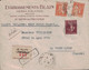 BOUCHE DU RHONE - ST REMY DE PROVENCE - LETTRE CHARGEE 900F - EN POSTE RESTANTE SANS TAXE  - LE 30-8-1933 - ENTETE - 1859-1959 Covers & Documents