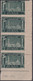 Corpo Polacco Vittorie Polacche 1946 1z. Ardesia Striscia Di 4 ADF Con Varietà Di Dentellatura Sass.11 MNH** NQ - 1946-47 Corpo Polacco Period