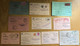 Italia/Italy/Italie: Lotto Di 10 Documenti Postali, Lot Of 10 Postal Documents, Lot De 10 Documents Postaux - Lotti E Collezioni