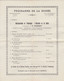 BOURGES PROGRAMME SOIREE DE FAMILLE BAL ANNEE 1912 EDUCATION MUTUELLE CONFERENCE MR PASSEMENT COLONEL EN RETRAITE - Andere & Zonder Classificatie