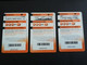 Phonecard St Martin French  3X CARDS ORANGE ,150 Units   SEASTAR  Date 30/04/02+:30-09-02 + 31/12-02  **6621 ** - Antilles (French)