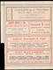 ITALY(1923) BLP Letter. Mechanical Wine Press. Bottle Of Marsala. Clothing. Liquors. Maritime Passenger Service. Etc - BM Für Werbepost (BLP)