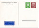 55687 - Bund - 1960 - 25Pfg. Heuss I Etc. PGA-Kte. "74. Cartellversammlung Des CV", Ungebr. - Private Postcards - Mint