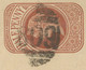 Delcampe - GB 189? QV 1/2d Brown Very Fine Re-directed Wrapper To Berlin With Barred Numeral Cancel "809" (EASTGATE, Durham – 2VOS) - Cartas & Documentos