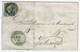 Portugal, 1855, # 6, Caminha-Valença - Storia Postale