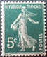 R1189/58 - 1907 - TYPE SEMEUSE CAMEE N°137 (I) NEUF** - SUPERBE VARIETE ➤➤➤ Double Impression RECT0 VERSO - Unused Stamps