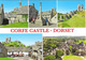 SCENES FROM CORFE CASTLE, DORSET, ENGLAND. UNUSED POSTCARD Ap2 - Swanage