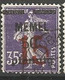 MEMEL N° 40 Variétée Barre Superieur Du 5 Plus Courte Et Boucle Interrompu Sur 2mm OBL - Used Stamps