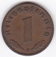 1 Reichspfennig 1937 F STUTGART. Bronze KM# 89 - 1 Reichspfennig