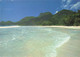 Seychelles Traumstrand Grand Anse Mahé + Timbre Cachet Victoria Mahé 1986 - Seychelles