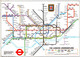 (5 D 6) UK Posted Australia - Map Of TUBE (London Underground System) - Métro