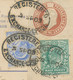GB „REGISTERED / EXCHANGE-L‘POOL“ (smaller Type) Registered Oval Postmark On Superb EVII 3d Registered Postal Stationery - Cartas & Documentos