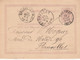 BRUXELLES CARTE DE CORRESPONDANCE  1876 - 1800 – 1899