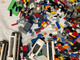 Delcampe - LOTTO LEGO TRENO PASSEGGERI 60051 CASTELO PEZZI VARI VITAGE ACCESSORI KG.5,8. - Lots