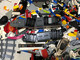 Delcampe - LOTTO LEGO TRENO PASSEGGERI 60051 CASTELO PEZZI VARI VITAGE ACCESSORI KG.5,8. - Loten