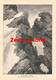 D101 2146 Zeno Diemer Zugspitze Bergsteiger Gipfelkreuz Druck 1894 !! - Autres & Non Classés