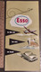 Sabena Carte Embarquement Publicité ESSO  HELIBUS Sikorsky Helicoptere Lille Bruxelles - Bordkarten