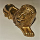 ANCIEN LION EN LAITON BIJOUTERIE TRANCHEZ PRESSE PAPIER SCULPTURE TBE PROPRE - Other & Unclassified