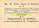 VINTAGE TRADING TOBACCO CARD CHROMO ATHLETICS 1928 TABACALERA LA MORENA No 60 USA RUSSEL KORNIG - Athlétisme