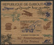 DJIBOUTI Epreuve Non Dentelé Sur Feuille De Bois / Proof Imperforated Printed On Wood. Concorde / St Exupéry - Djibouti (1977-...)