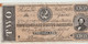TWO DOLLARS 1862 - Devise De La Confédération ( 1861- 1864 ) - Valuta Van De Bondsstaat (1861-1864)