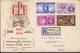 Great Britain UPU Weltpostverein Registered Einschreiben Label LONDON 1949 FDC Cover BARCELONA Spain Complete Set - ....-1951 Pre-Elizabeth II