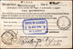 CARTE MANDAT POSTE OFFICIEL 1894 - POSTEE A MILANO  - CACHET POSTAL ARRIVEE FORNI DI SOTTO - - Entero Postal