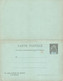 SAINTE MARIE DE MADAGASCAR -  Double Entier Postal Type Groupe 10c Avec Sa Carte Réponse 10c , Stationary Ganzsache - Lettres & Documents